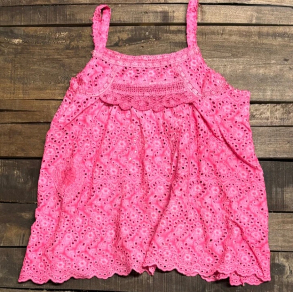 Jaded Gypsy Eyelet tank top